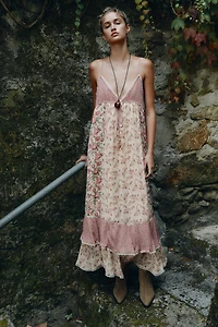 PATCHWORK FLORAL DRESS