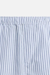 STRIPED RELAXED FIT SHORTS