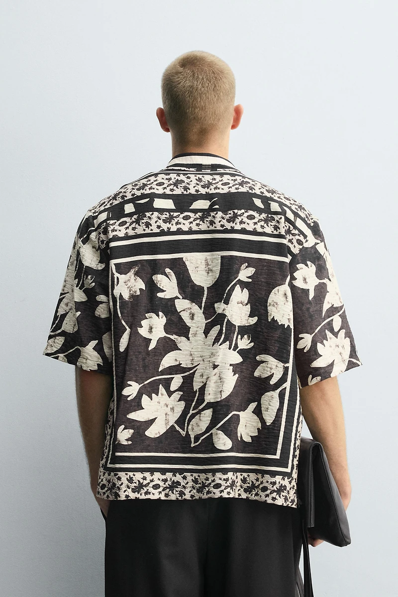 LEAF PRINT SHIRT