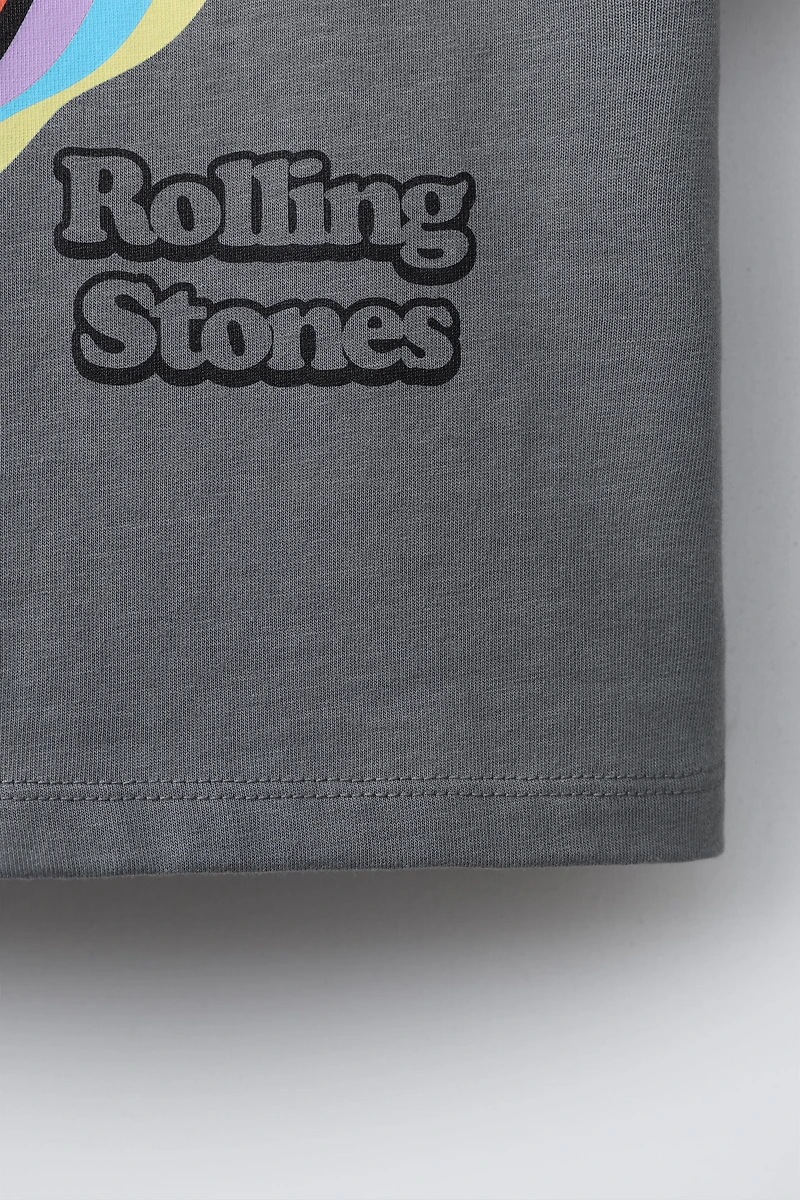 T-SHIRT IMPRIMÉ ROLLING STONES ©