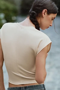 TEXTURED CORSET TOP