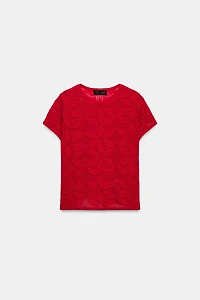 TEXTURED KNIT TOP