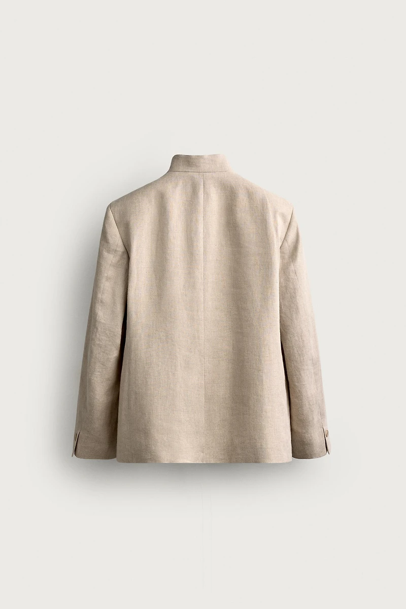 VESTE À REVERS CROISÉS COUPE DÉCONTRACTÉE