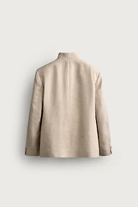 VESTE À REVERS CROISÉS COUPE DÉCONTRACTÉE