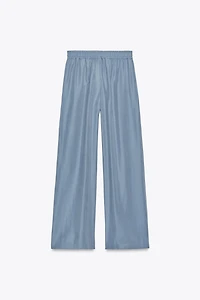 SOFT FEEL WIDE LEG PANTS