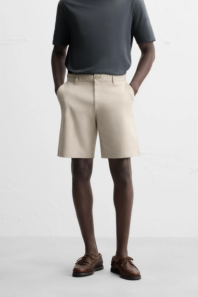 BERMUDA CHINO REGULAR FIT