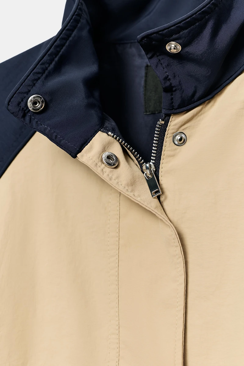 TECHNICAL FABRIC COMBINED JACKET