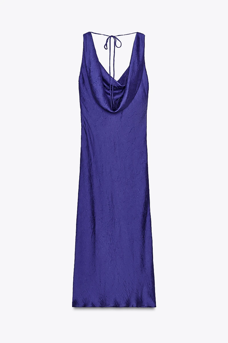 HARDWARE LINGERIE STYLE MIDI DRESS