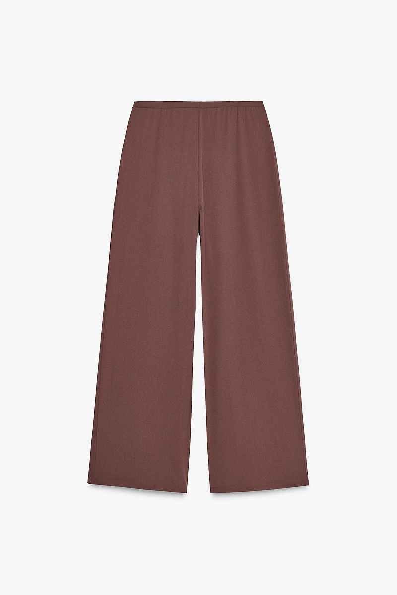 PANTALON DROIT TEXTURÉ
