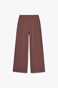 PANTALON DROIT TEXTURÉ