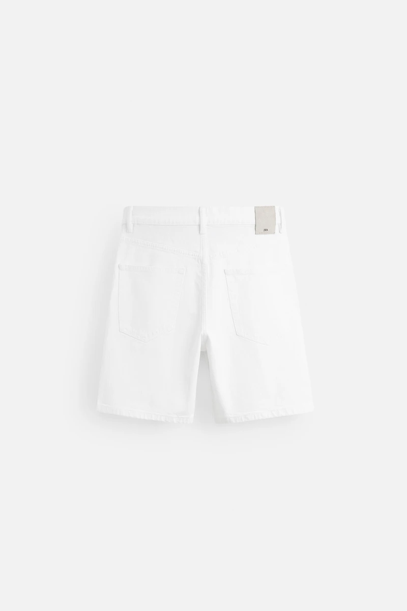 SHORT EN DENIM COUPE CLASSIQUE