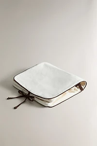 COTTON TOILETRY BAG WASH AND CLEAN