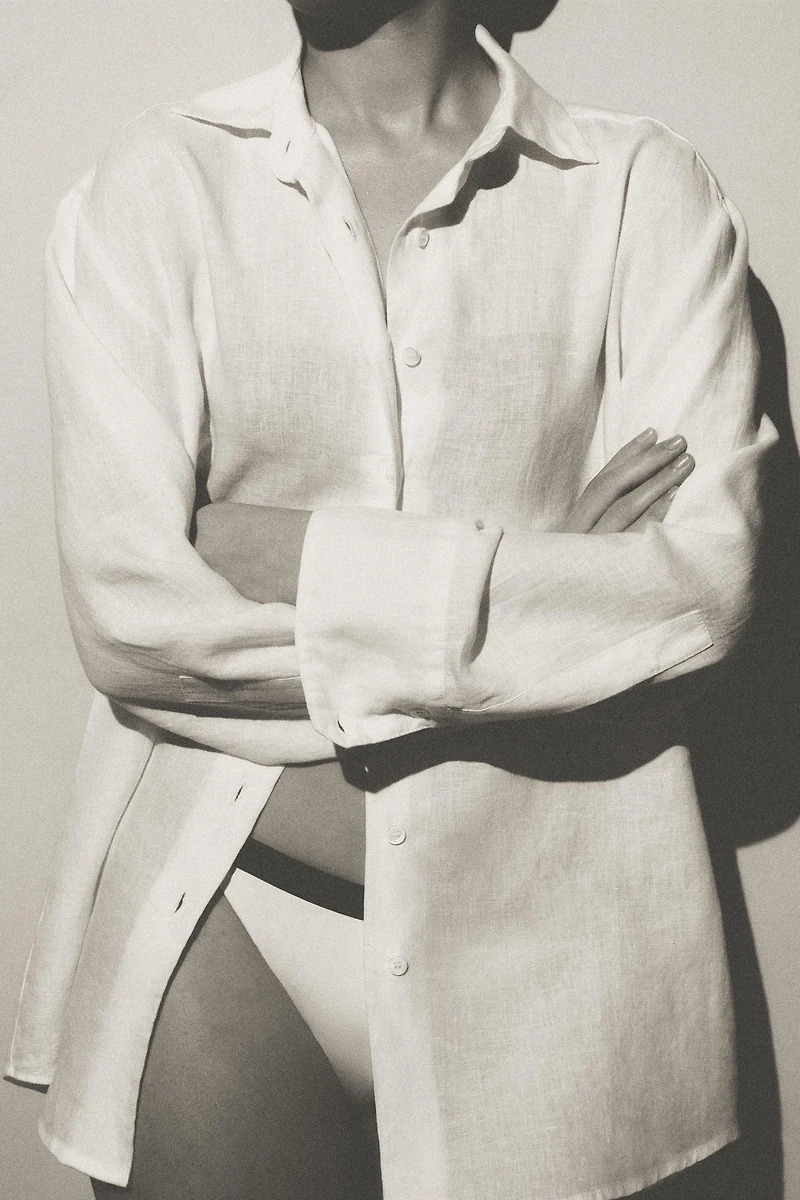 LONG SLEEVE LINEN SHIRT