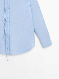 Chemise fluide 100 % lin