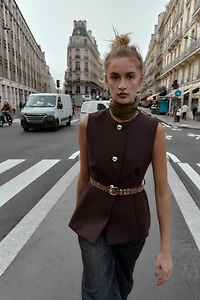 GILET AVEC CEINTURE