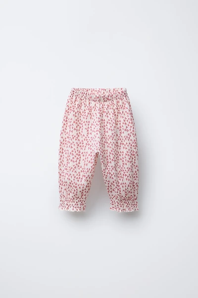 HEART TEXTURE PANTS