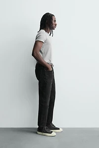 SLIM CROPPED FIT JEANS
