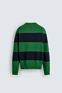 AARON LEVINE X ZARA STRIPED JACQUARD JUMPER
