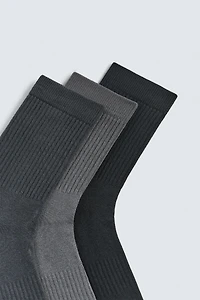 CHAUSSETTES CÔTELÉES LOT DE 3