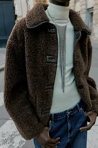 MANTEAU DOUBLE FACE RÉVERSIBLE