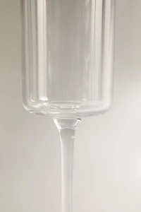 STRAIGHT CRYSTALLINE FLUTE GLASS