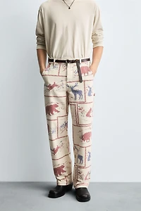 PANTALON À IMPRIMÉ COMICS