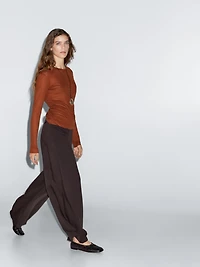 T-shirt léger regular fit à manches longues