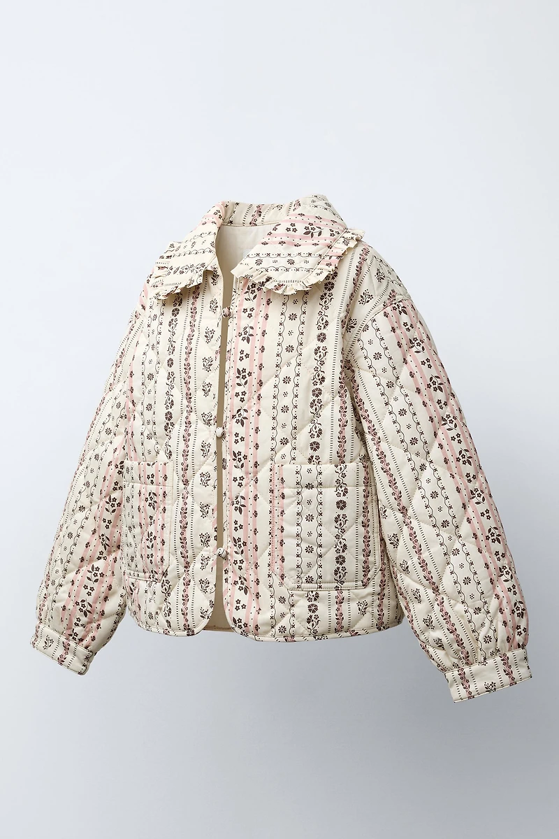 PRINTED PUFFER JACKET