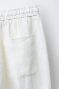 100% LINEN STRAIGHT PANTS