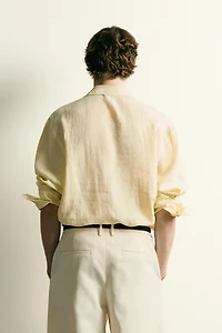 100% LINEN POLO SHIRT