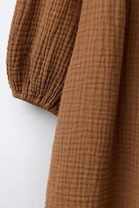 ROBE EN GAZE DE COTTON