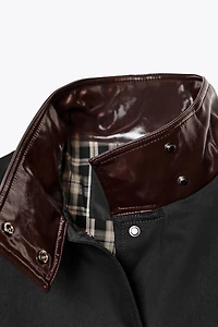 ZW COLLECTION CONTRAST COLLAR JACKET