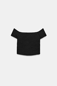 KNIT CORSET TOP