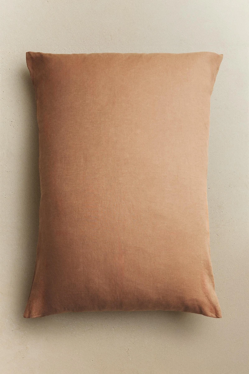 HOUSSE DE COUSSIN EN LIN XXL