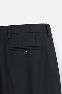 HERRINGBONE SUIT PANTS