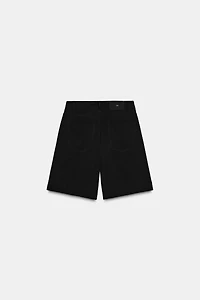 FLARED LONG SHORTS