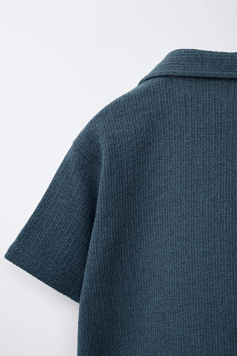 PLAIN TEXTURED SHIRT