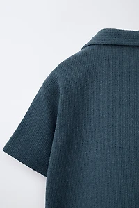 PLAIN TEXTURED SHIRT