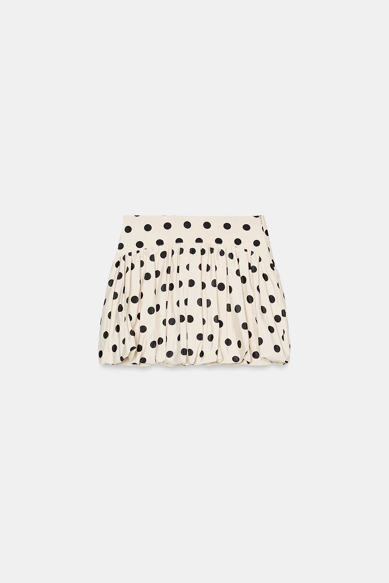 POLKA DOT BALLOON SKORT