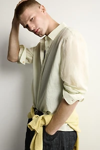 TEXTURED FLUID SHIRT