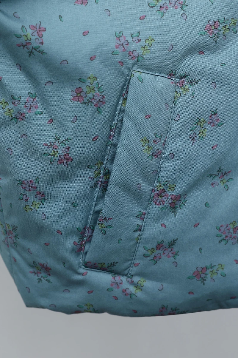 VESTE IMPRIMÉE À FLEURS