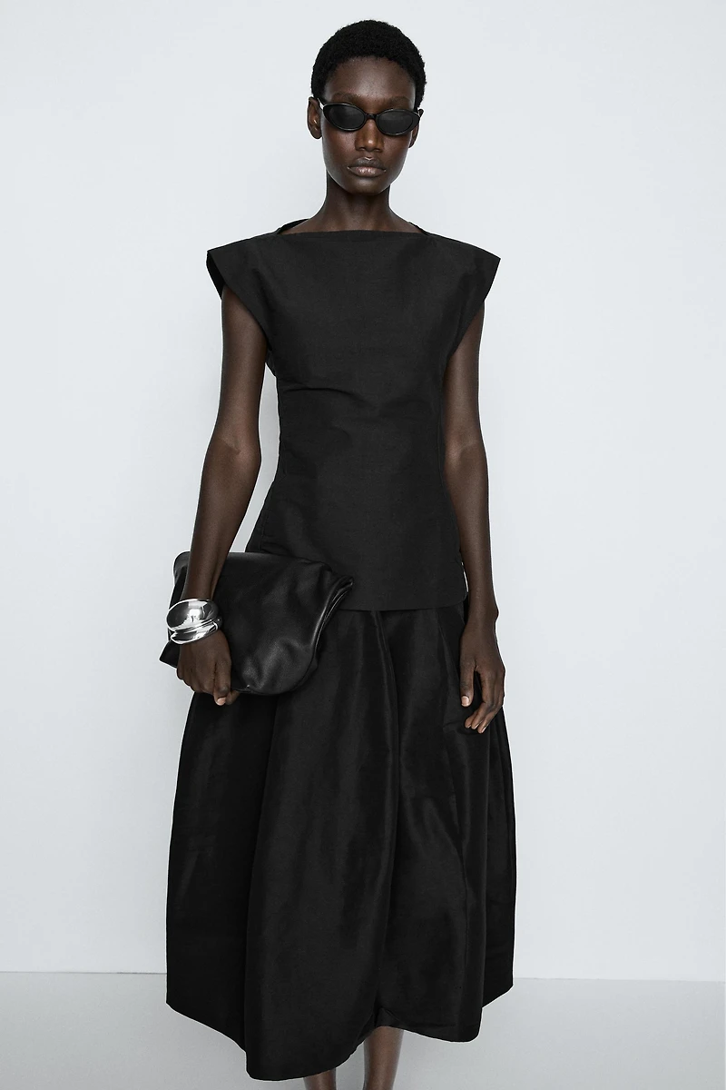 Fitted zip-detail top - STUDIO