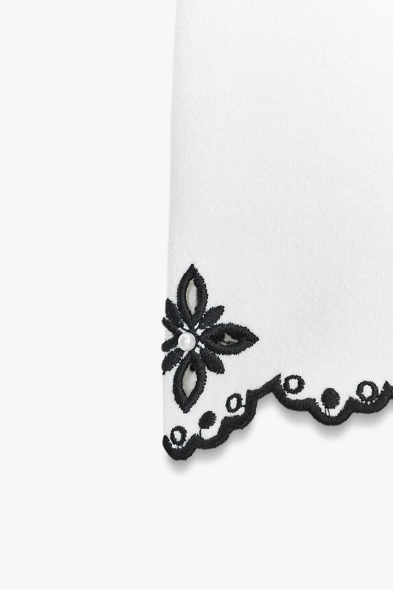 EMBROIDERED PEARL DRESS
