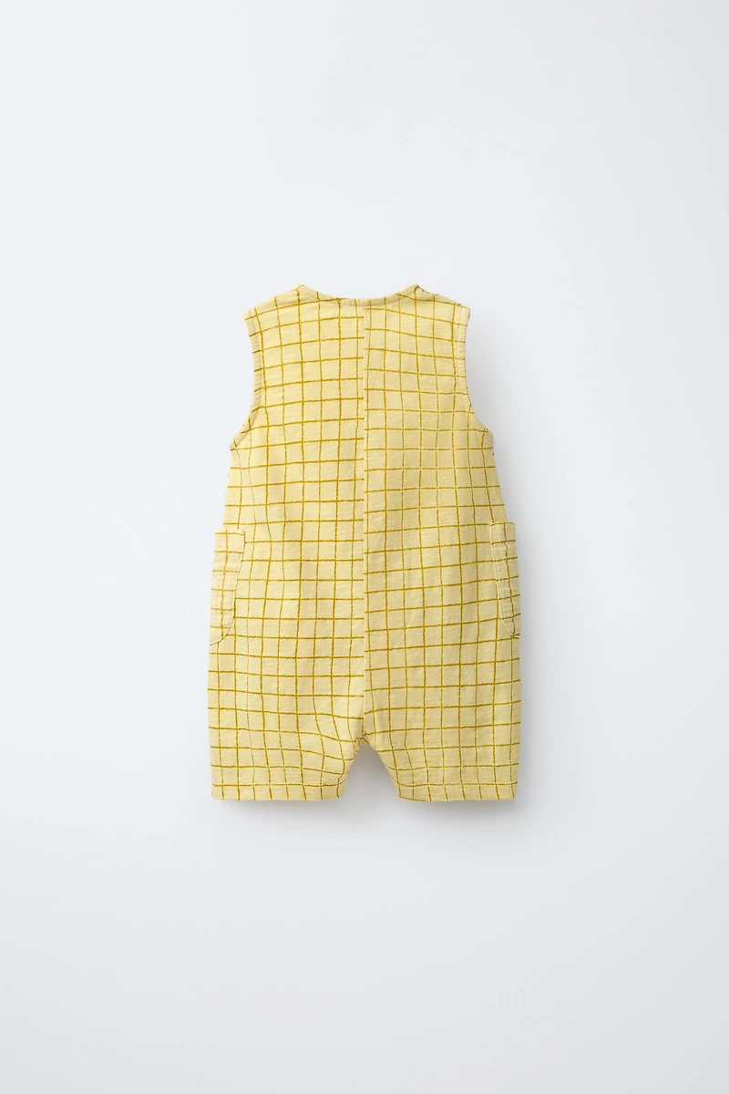 PLAID ROMPER
