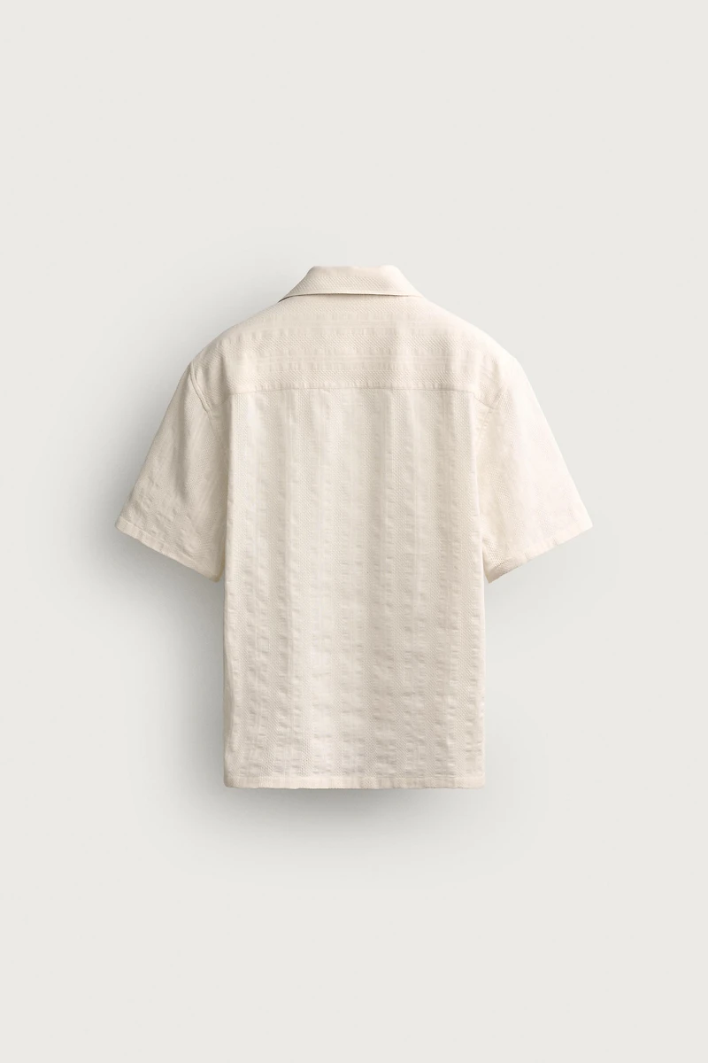 REGULAR FIT JACQUARD SHIRT