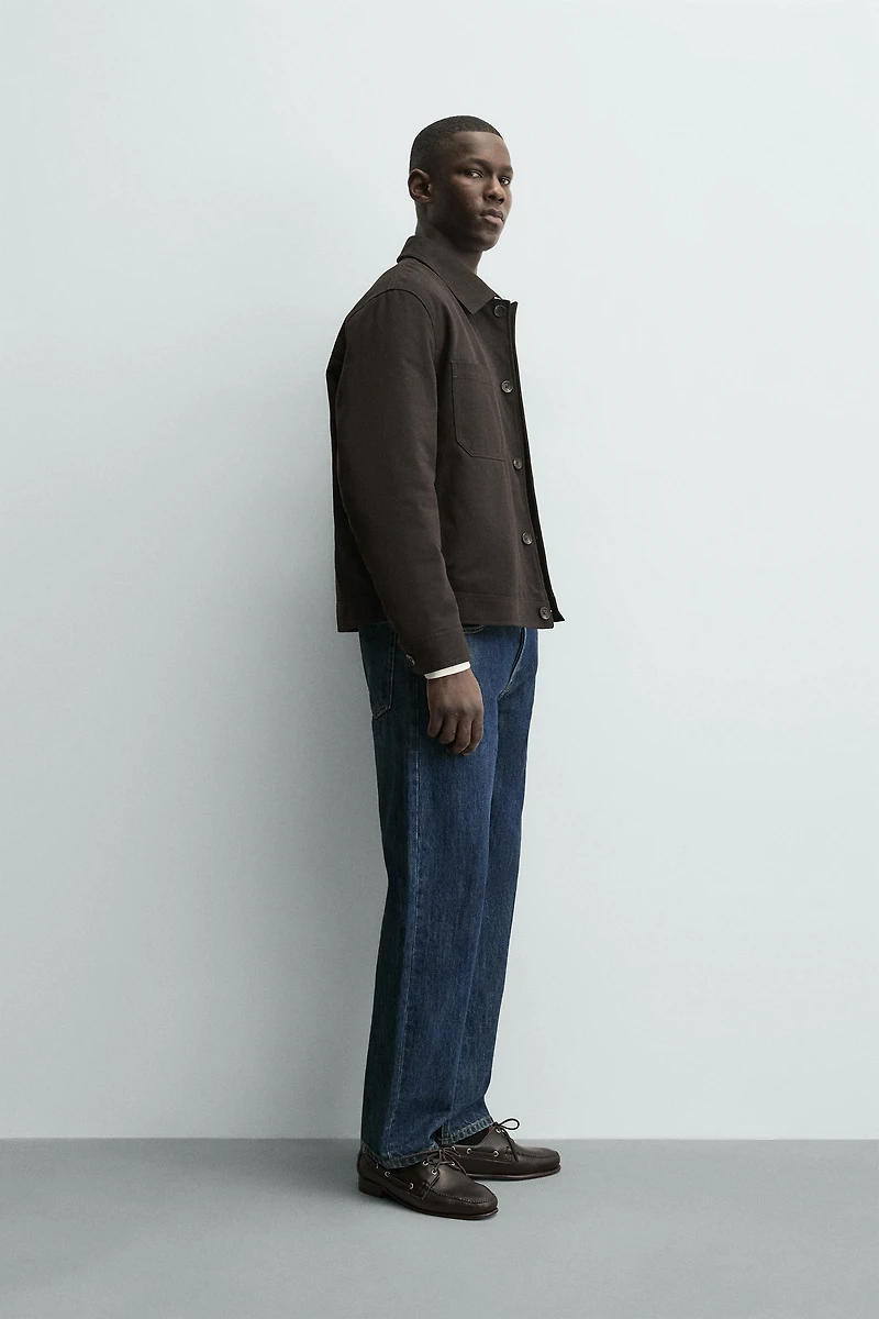 QUILTED POCKET OVERSHIRT