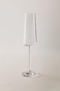 CONICAL CRYSTALLINE FLUTE GLASS