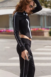 PIPED FLARE PANTS