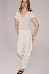 T-SHIRT LYOCELL ET SOIE