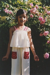 CROCHET POCKET JUMPSUIT